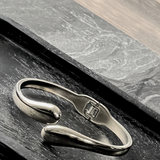 Passion Waterproof Drop Cuff Bracelet Silver Plating