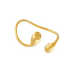 Passion Waterproof Drop Cuff Bracelet 18K Gold Plating Plating, DNSK Copenhagen