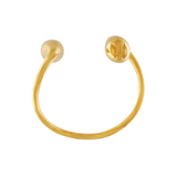 Passion Waterproof Drop Cuff Bracelet 18K Gold Plating Plating