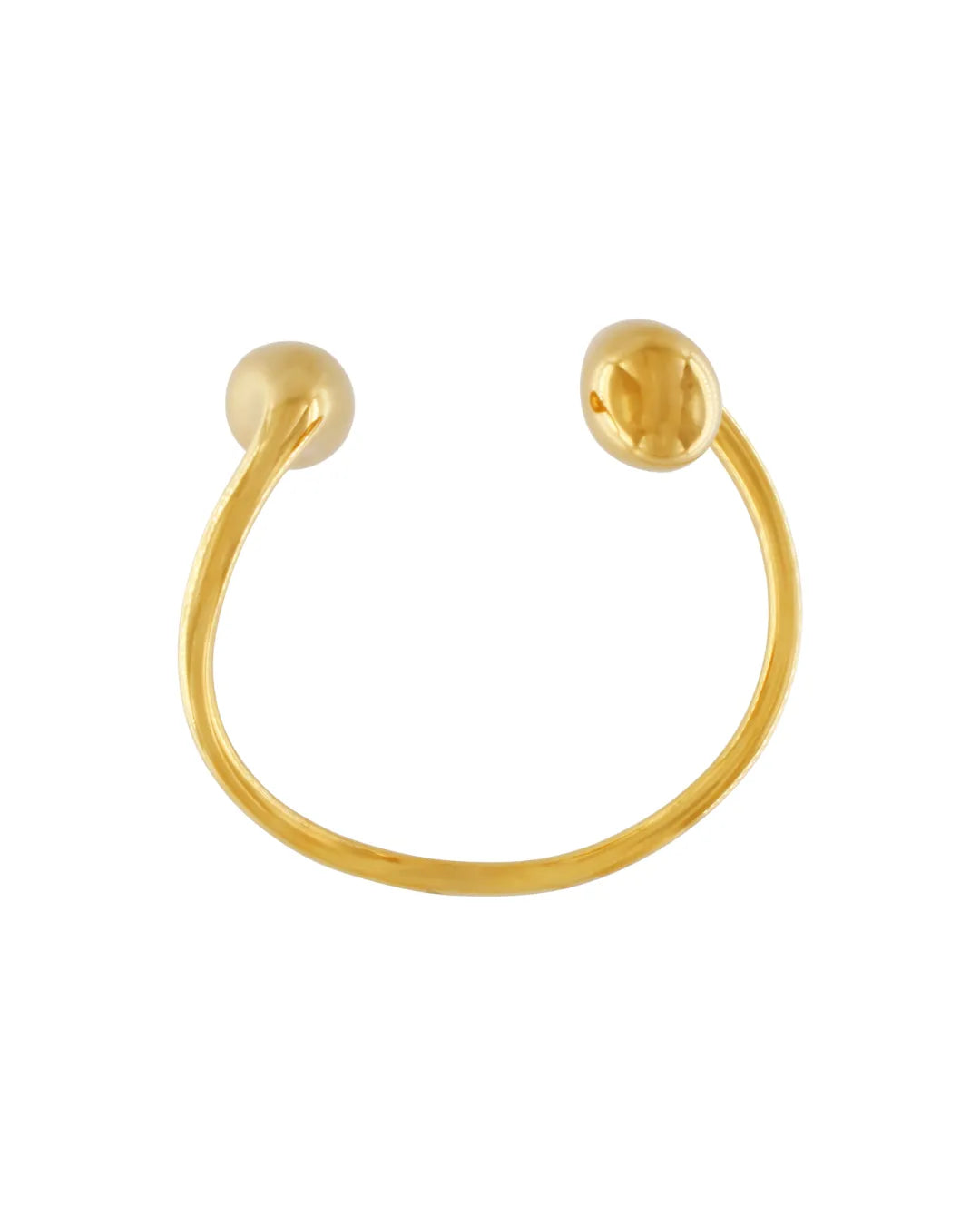 Passion Waterproof Drop Cuff Bracelet 18K Gold Plating Plating, DNSK Copenhagen