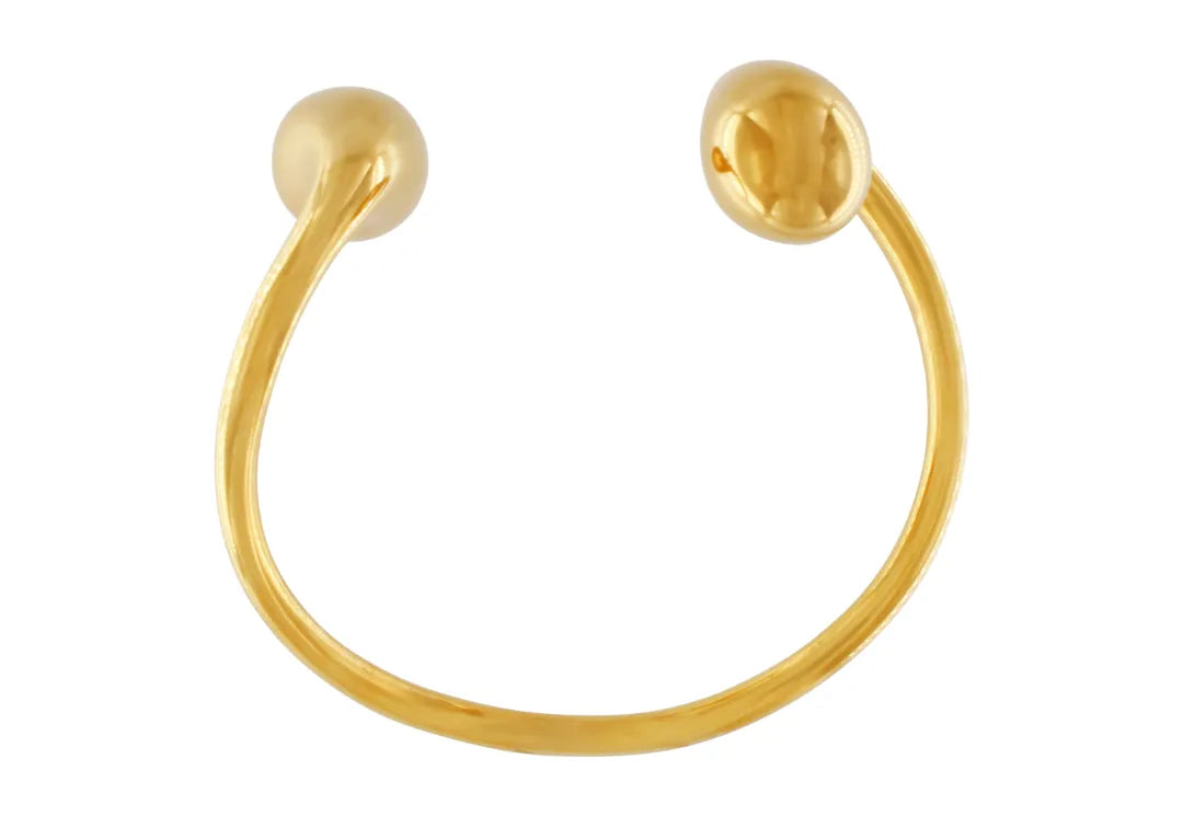 Passion Waterproof Drop Cuff Bracelet plaqué or 18K, DNSK Copenhagen
