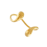 Passion Waterproof Drop Cuff Bracelet 18K Gold Plating Plating