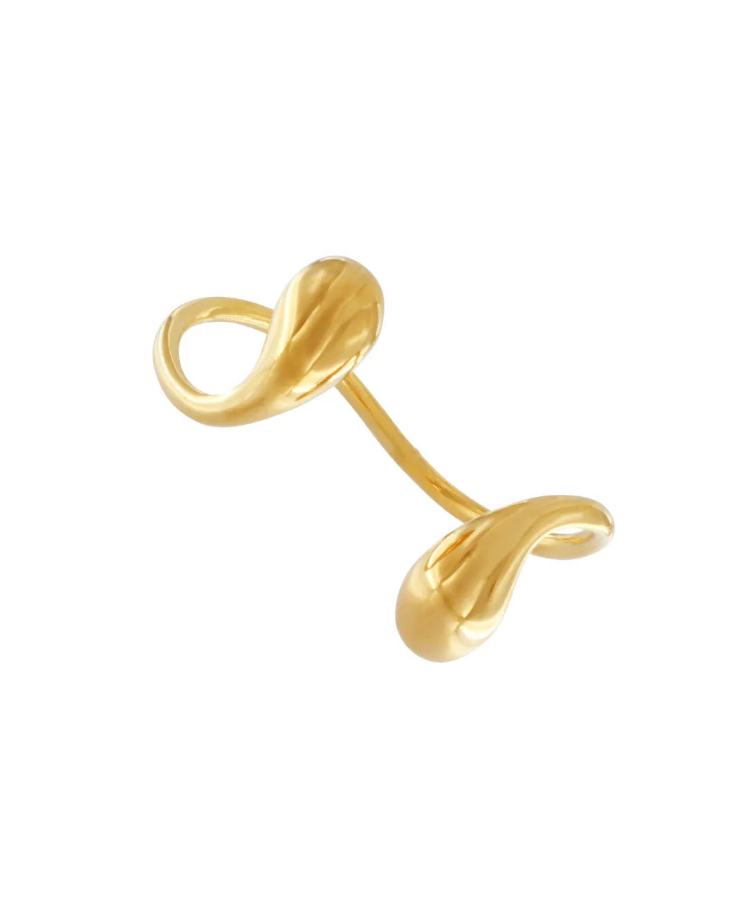 Passion Waterproof Drop Cuff Bracelet 18K Gold Plating Plating, DNSK Copenhagen