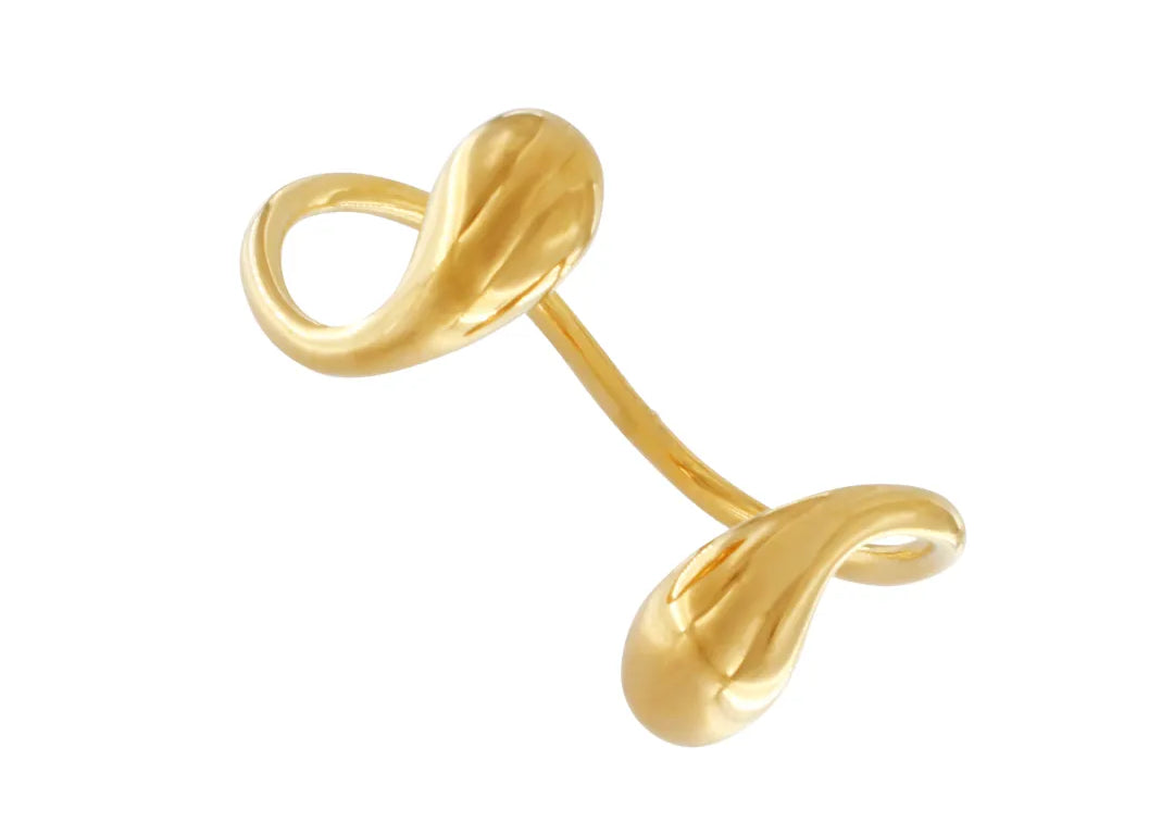 Passion Waterproof Drop Cuff Bracelet plaqué or 18K, DNSK Copenhagen
