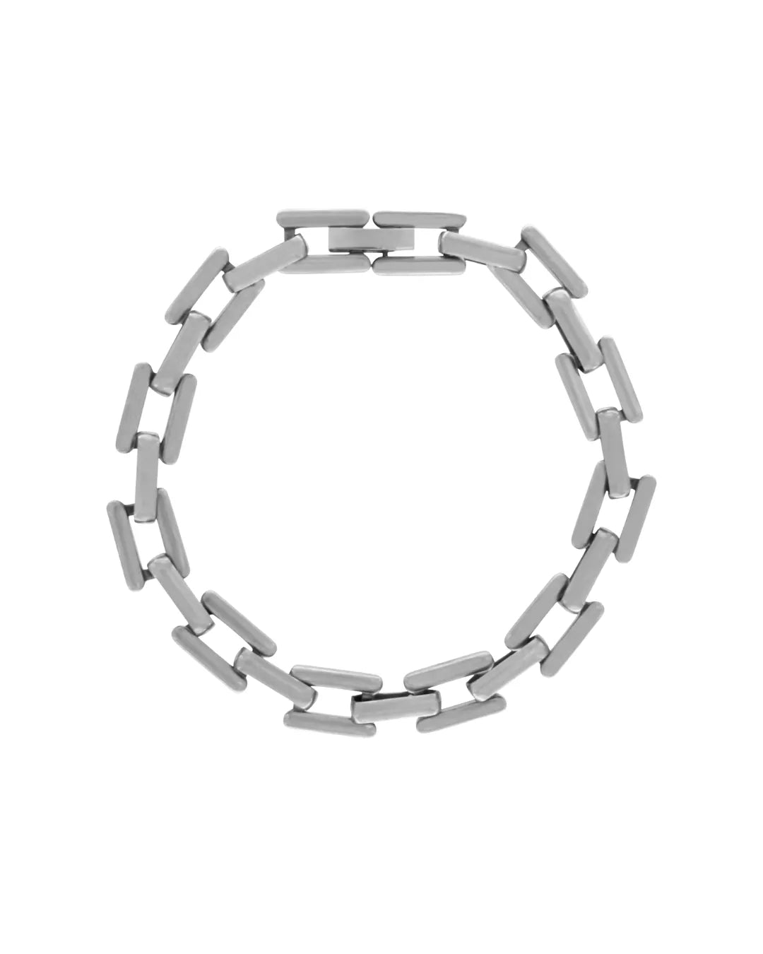 Passion Waterproof Square Link Bracelet Silver Plating, DNSK Copenhagen