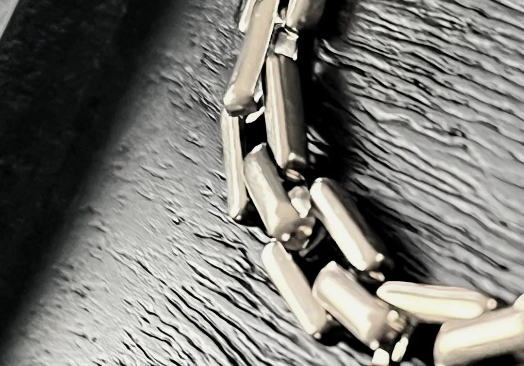 Passion Waterproof Bracelet à maillons carrés plaqué argent, DNSK Copenhagen