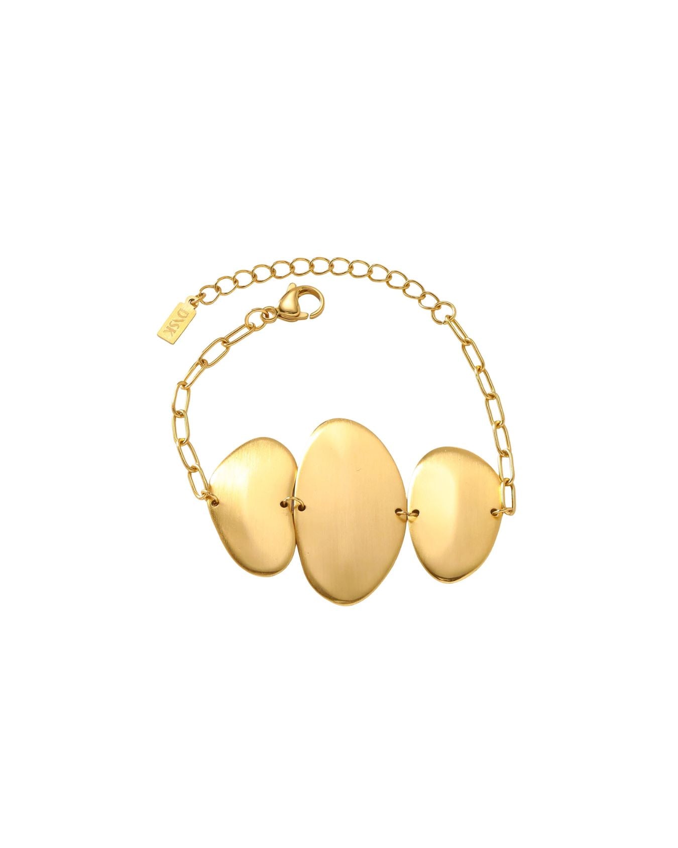 Bracelet KLARA Waterproof plaqué or 18 carats - Brushed acier inoxydable