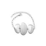 KLARA Waterproof Silver Stainless Steel Bracelet - Brushed Finish