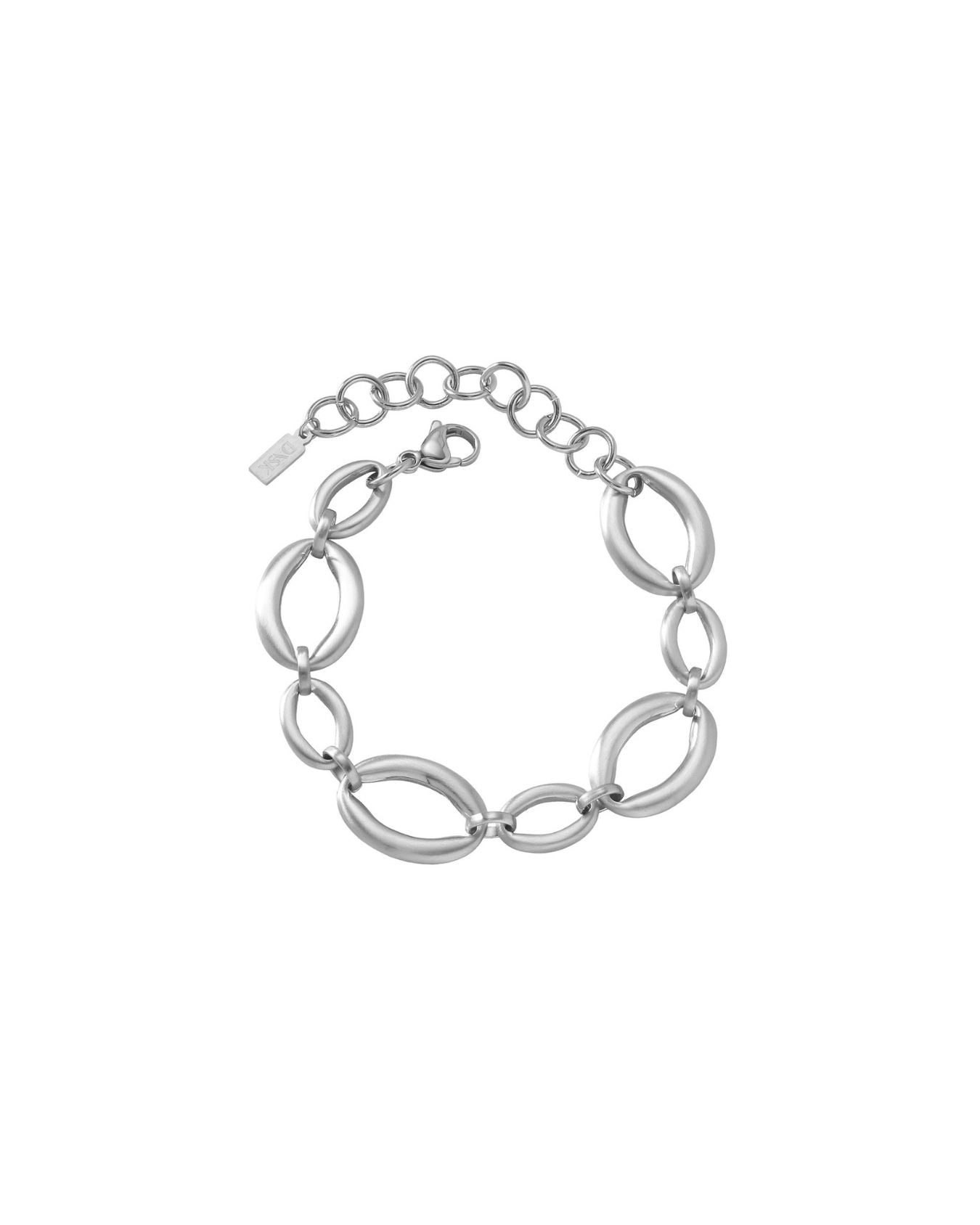 Bracelet SIGRID Waterproof en acier inoxydable argenté - Finition Brushed