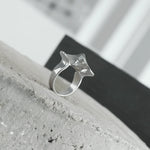 Courage Waterproof Single Twist Statement Ring Silver Plating -DNSK Copenhagen