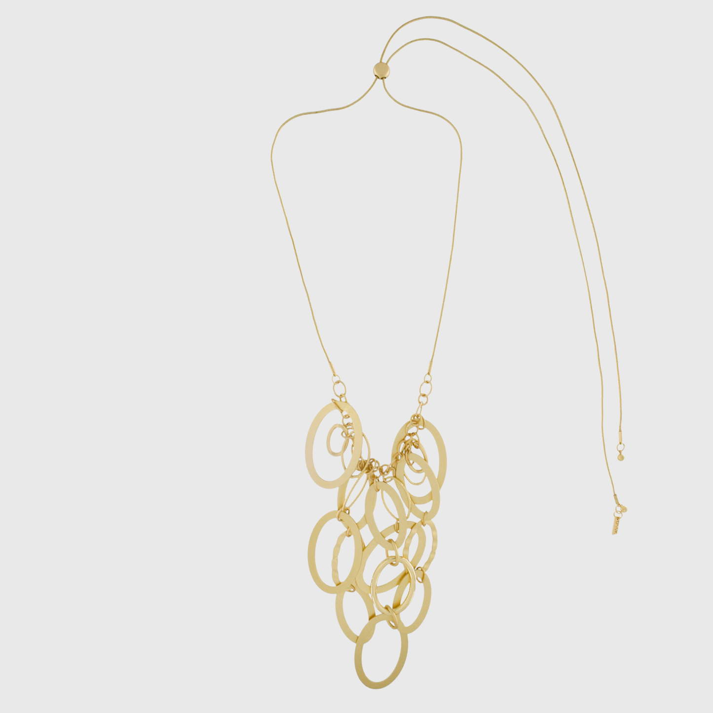 Alaya Adjustable Multi Rings Necklace Gold Plating I Dansk Copenhagen