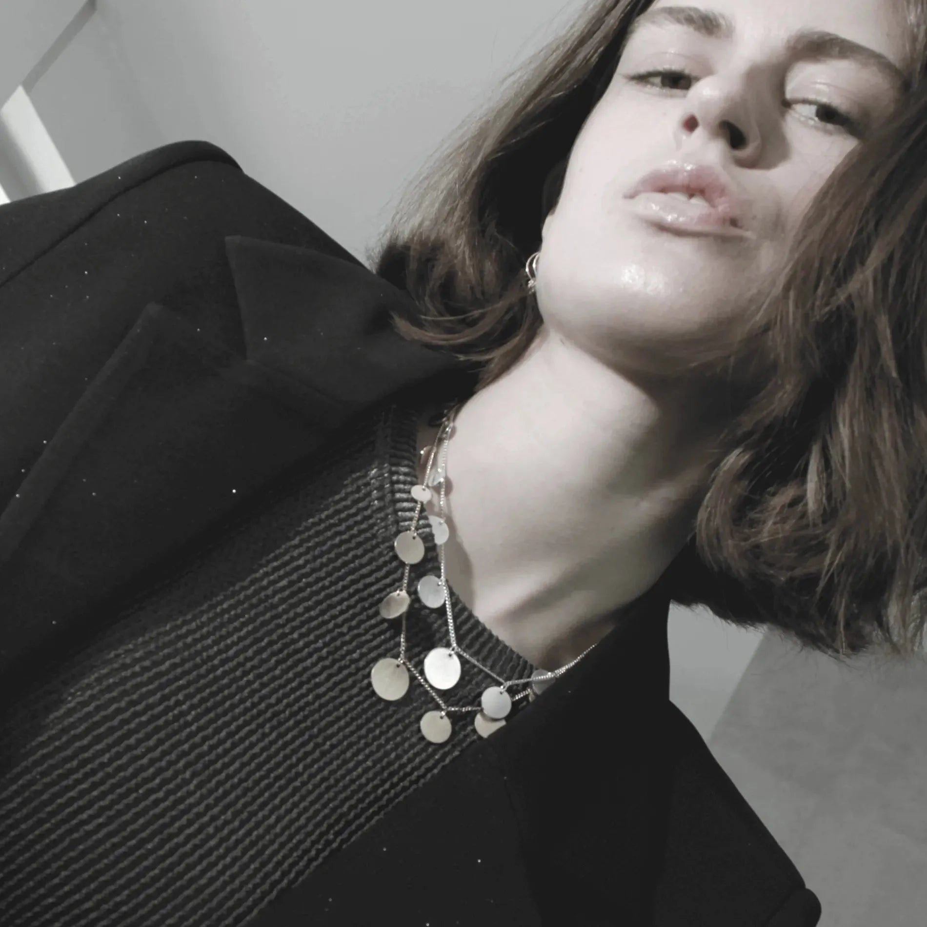 Theia Short Multi Dot Necklace Gold PlatingDNSK Copenhagen