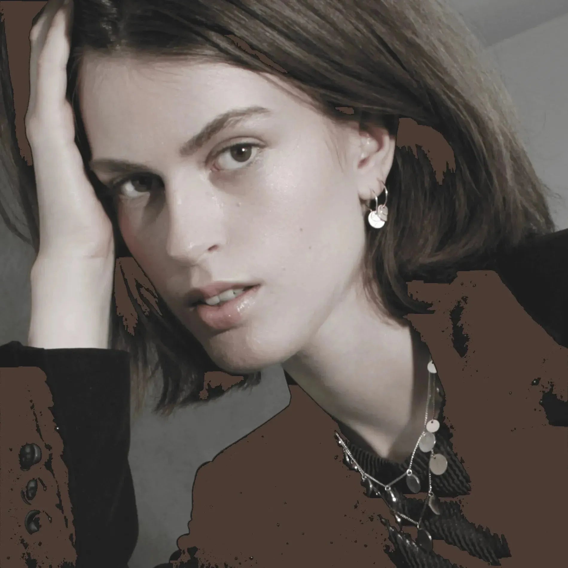 Theia Short Multi Dot Necklace Gold PlatingDNSK Copenhagen