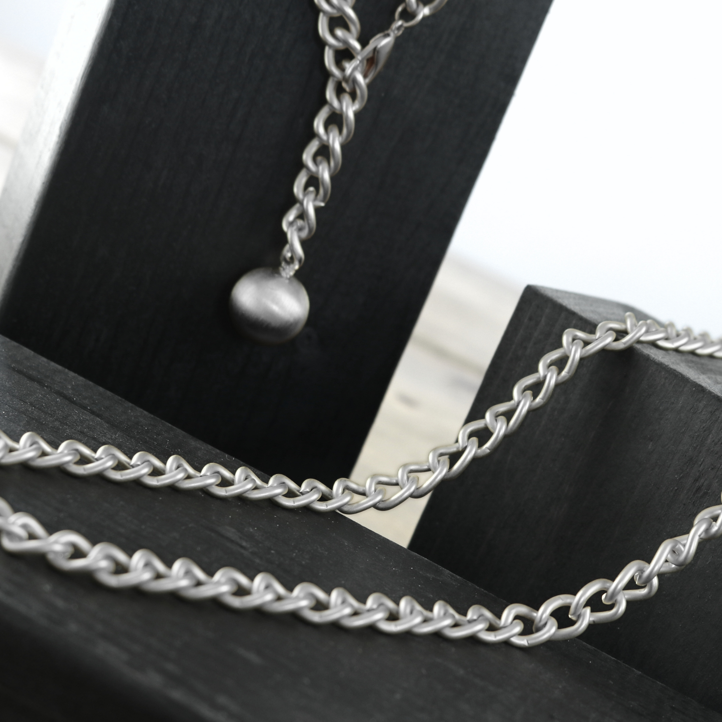 Tabitha Link Necklace Silver Plating