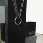 Anastazia IN:STORE Knittet Mega Ring Necklace Silver Plating -DNSK Copenhagen
