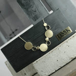 Vanity Short Dot Necklace Gold Plating -DNSK Copenhagen