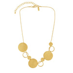 Vanity Short Dot Necklace Gold Plating -DNSK Copenhagen