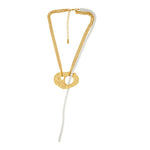 Audrey IN:STORE Short Statement Pearl Mix Necklace Gold Plating -DNSK Copenhagen