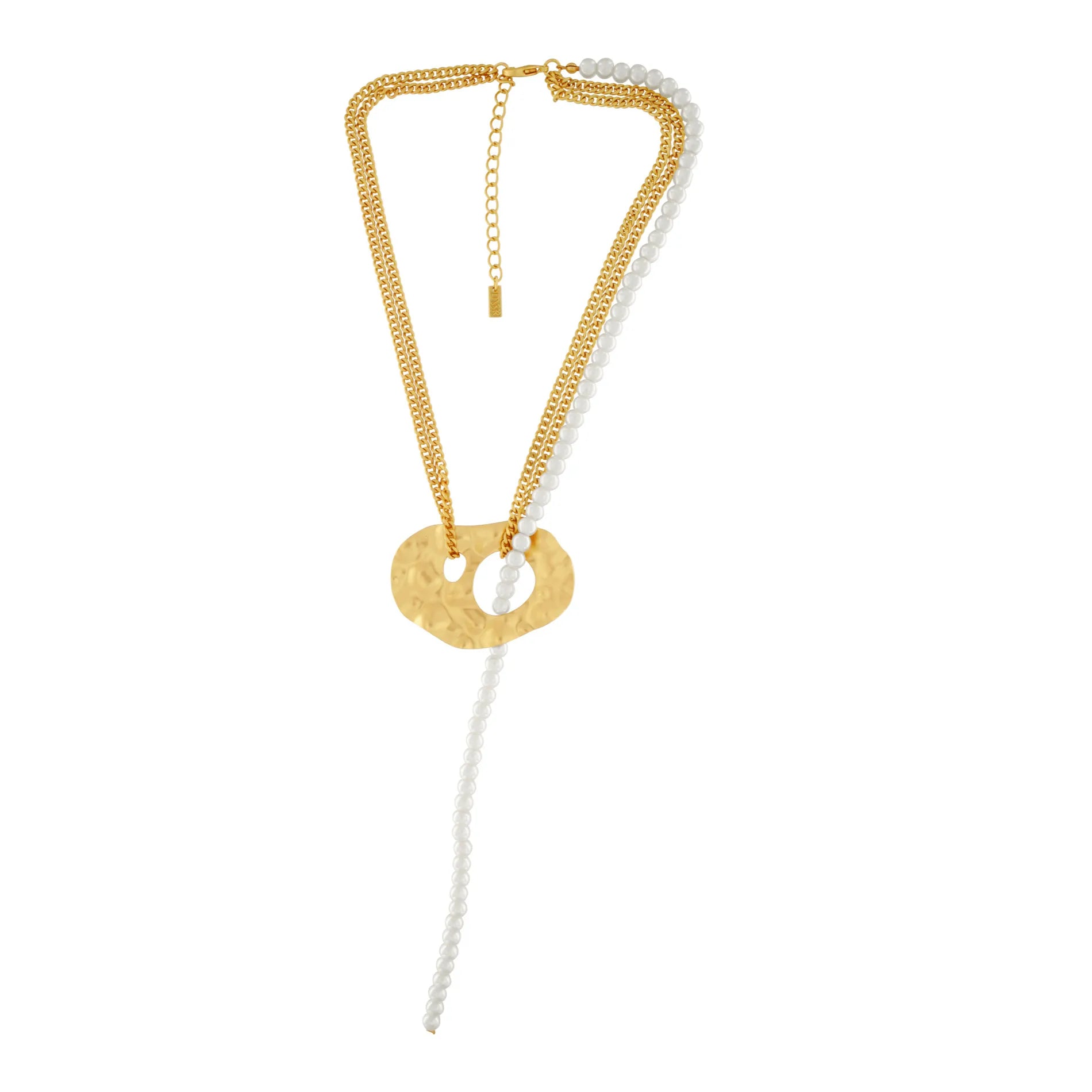 Audrey IN:STORE Short Statement Pearl Mix Necklace Gold PlatingDNSK Copenhagen