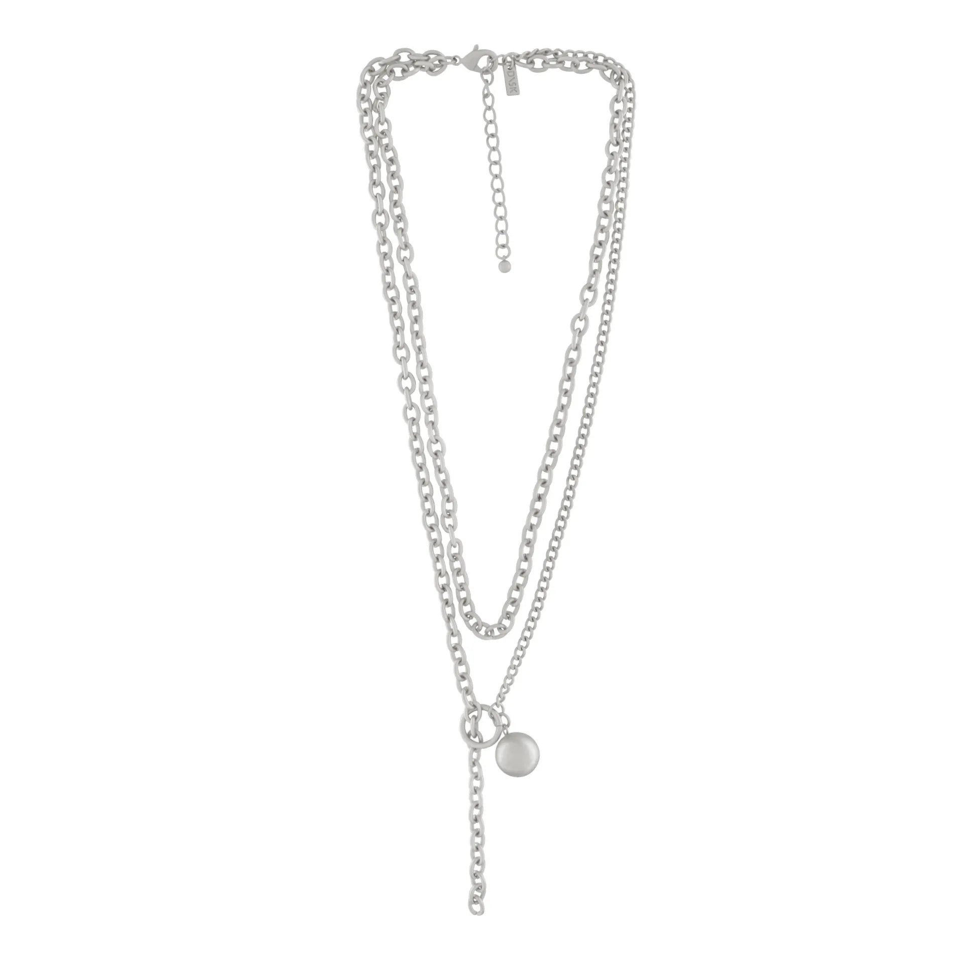 Tabitha IN:STORE Short Link Chain Mix Necklace Silver PlatingDNSK Copenhagen