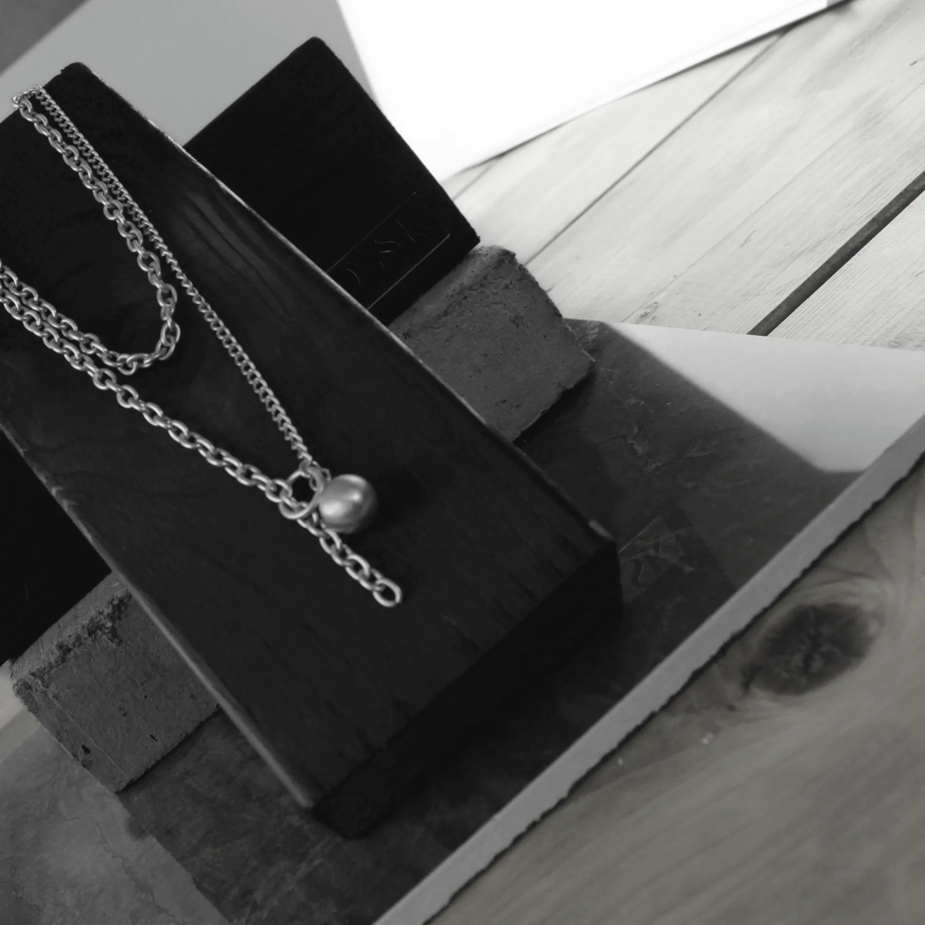 Tabitha IN:STORE Short Link Chain Mix Necklace Silver PlatingDNSK Copenhagen