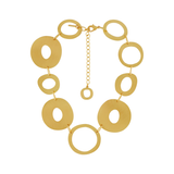 Alaya IN:STORE Short Organic Circle Necklace Gold Plating V2