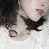 Alaya IN:STORE Kurze asymmetrische Halskette Vergoldung