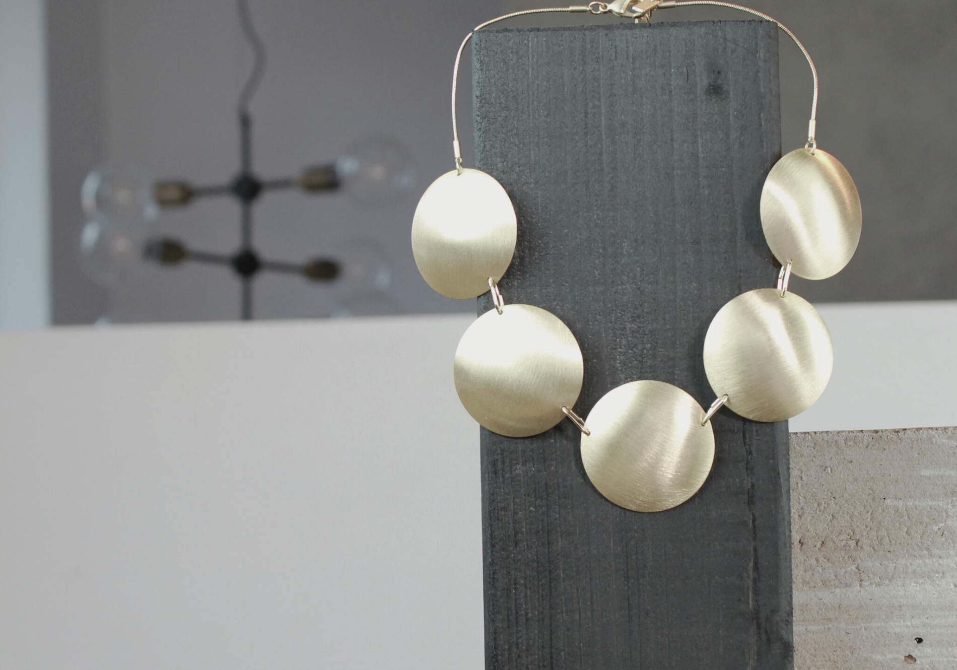 Alaya IN:STORE Short Orbit Necklace Gold Plating, DNSK Copenhagen