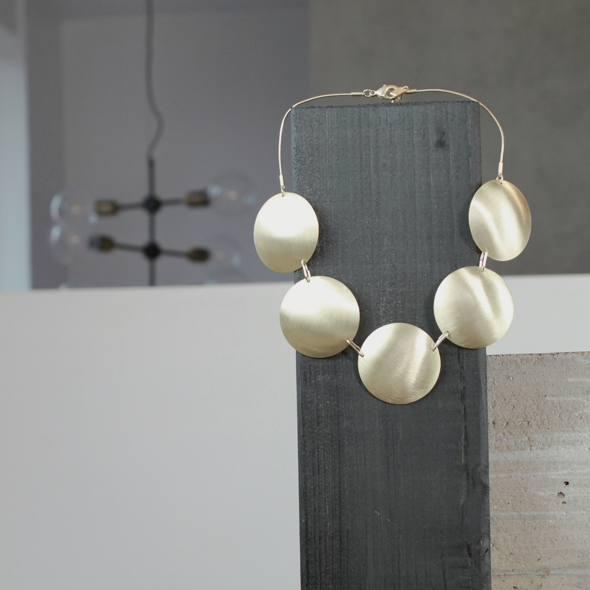 Alaya IN:STORE Short Orbit Necklace Gold Plating, DNSK Copenhagen
