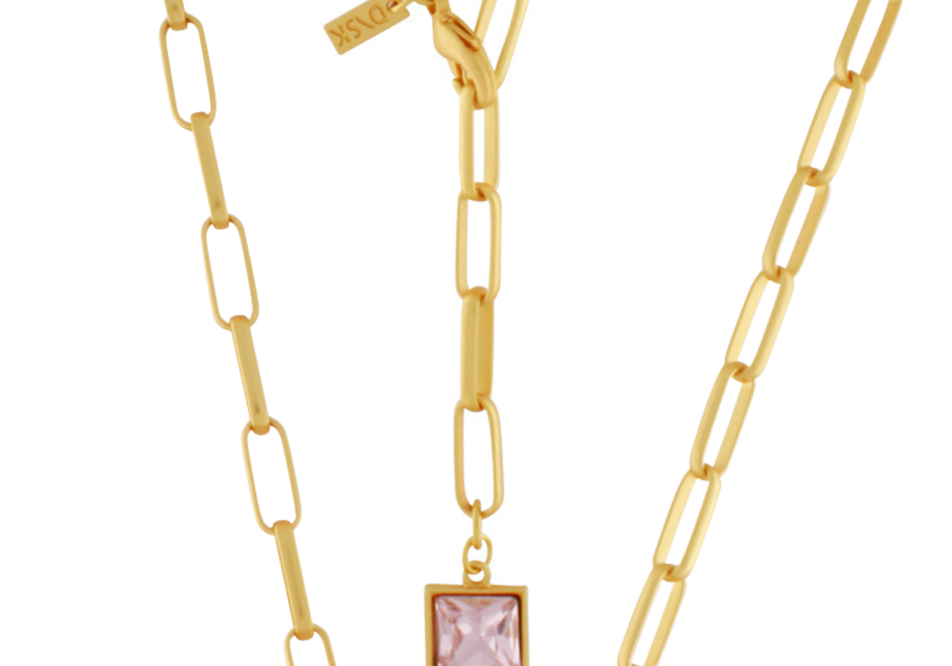 Audrey IN:STORE Short Rose Necklace Gold Plating, DNSK Copenhagen