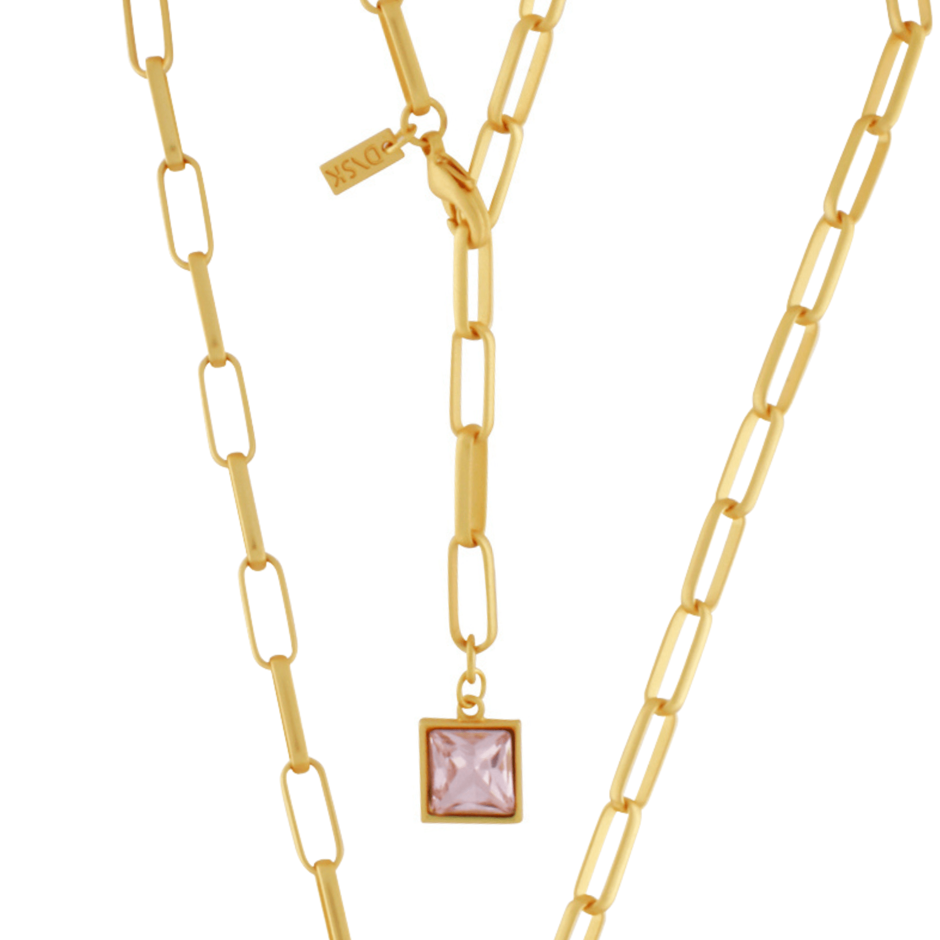Audrey IN:STORE Short Rose Necklace Gold PlatingDNSK Copenhagen