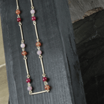 Audrey IN:STORE Collier ajustable rose plaqué or, DNSK Copenhagen