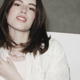 Tula IN:STORE Korte verklaring ovale ring ketting verguld