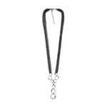 Anastazia IN:STORE Collana lunga a maglia fluida placcata argento, DNSK Copenhagen