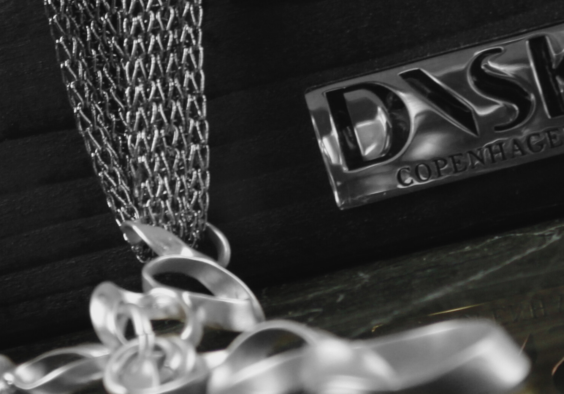 Anastazia IN:STORE Long Knittet Fluid Necklace Silver Plating, DNSK Copenhagen