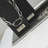 Elysian IN:STORE 2-tonat kort organiskt halsband Guldplätering