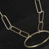 Tempeste IN:STORE Korte paperclip ketting verguld