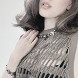 Anastazia LIMITED IN:STORE Collana a maglie corte placcatura ematite