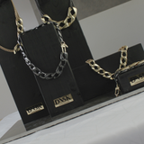 Anastazia LIMITED IN:STORE Collana a maglie corte placcatura ematite