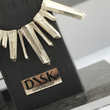 Elysian IN:STORE Korte kubus statement ketting verguld