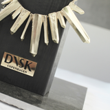 Elysian IN:STORE Korte kubus statement ketting verguld