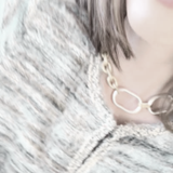 Tula IN:STORE Kort 2-tons asymmetriskt ovalt ringhalsband Silverplätering