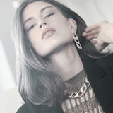 Anastazia IN:STORE Korte dikke schakel ketting Hematiet Plating