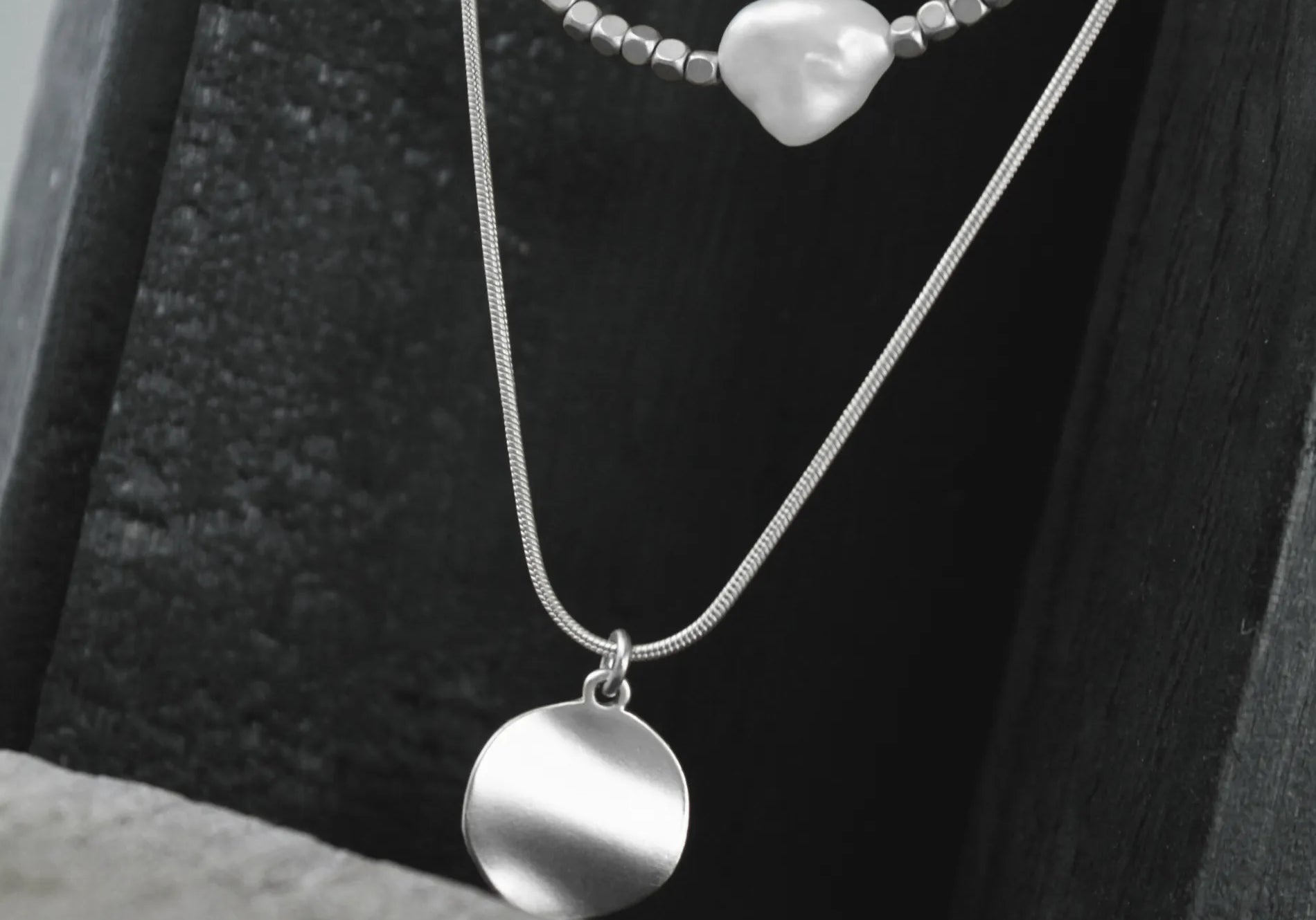 Audrey Custom Necklace Silver Plating, Dansk Copenhagen