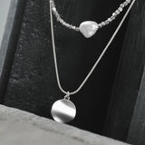 Audrey Custom Necklace Silver Plating, Dansk Copenhagen