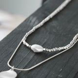 Audrey Custom Necklace Silver Plating, Dansk Copenhagen