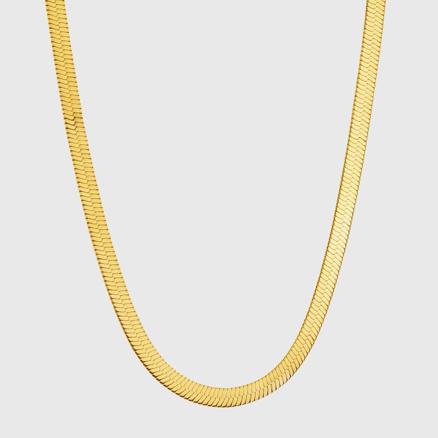 Passion Waterproof 3mm Snake Necklace 18K Gold Plating I Dansk Copenhagen