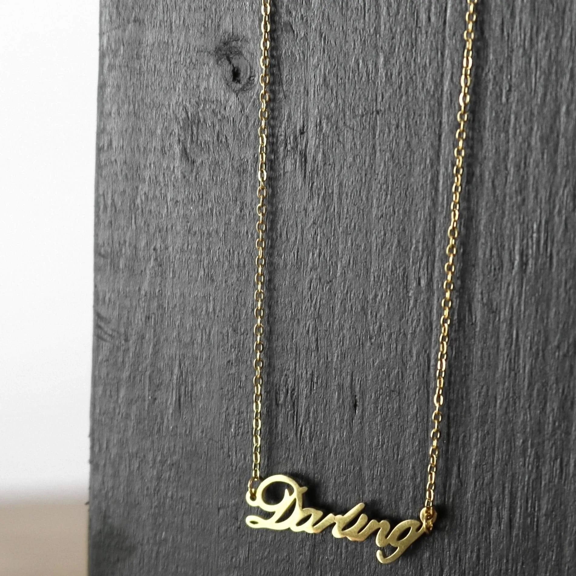 Love Waterproof DARLING Necklace 18K Gold PlatingDNSK Copenhagen