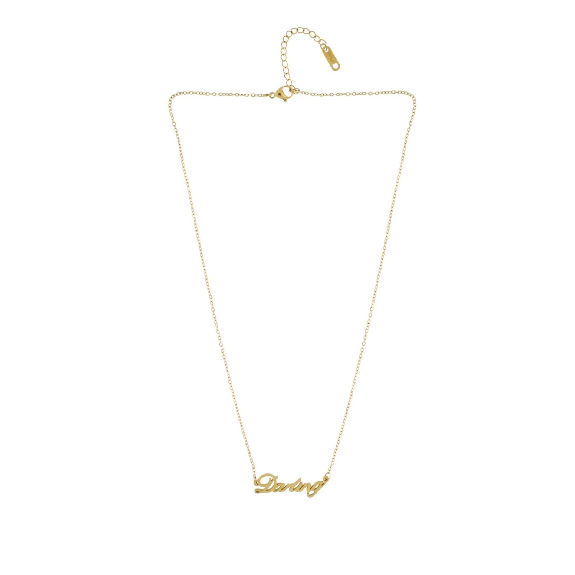 Love Waterproof DARLING Necklace 18K Gold PlatingDNSK Copenhagen