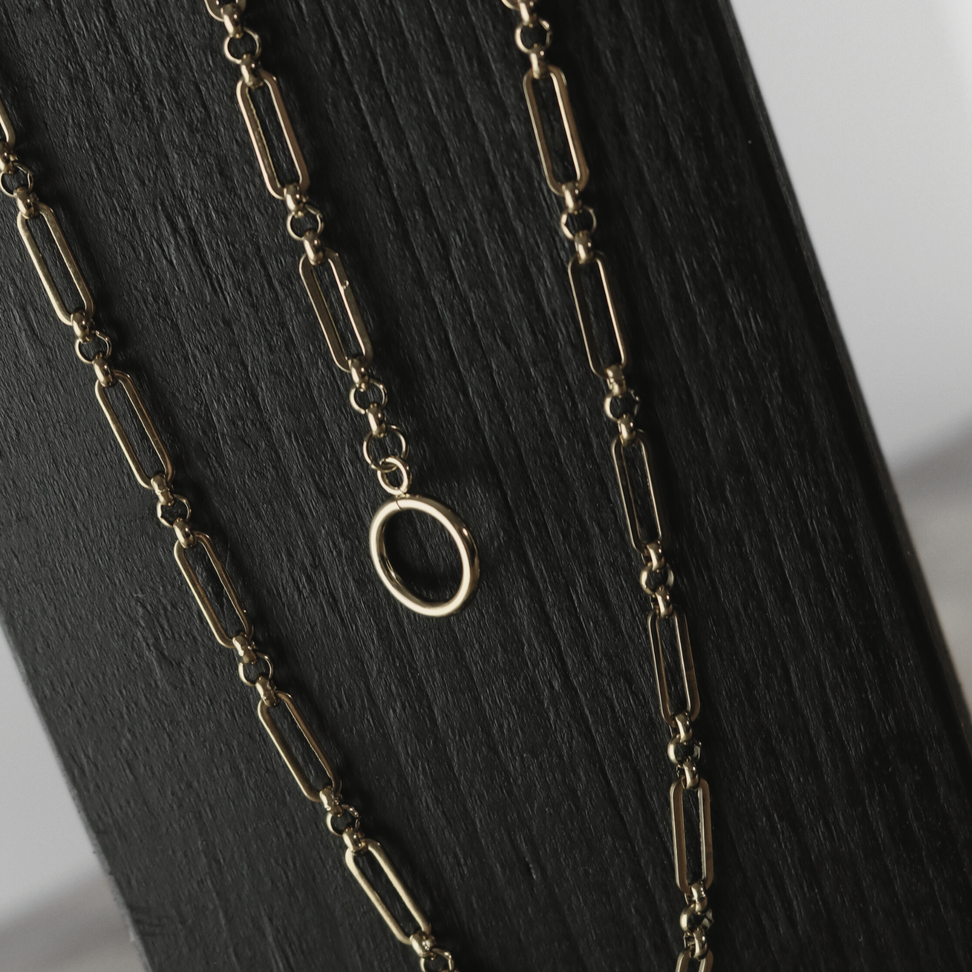 Passion Waterproof OT Buckle Stitching Chain Necklace18K Gold Plating I Dansk Copenhagen